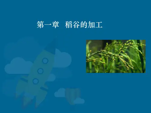 01第一章稻谷的加工