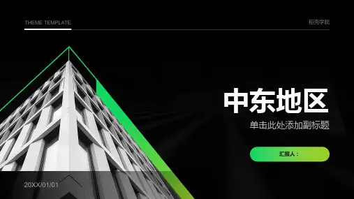 《中东》课件商务星球版七年级地理下册