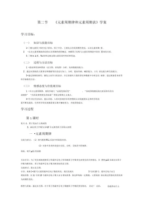 元素周期律和元素周期表的测试题.doc