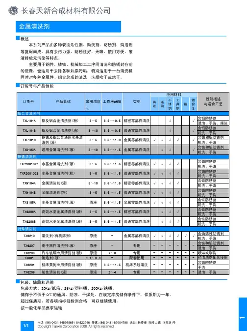 HG088【化工资料】长春天新合成材料有限公司-pdf2012