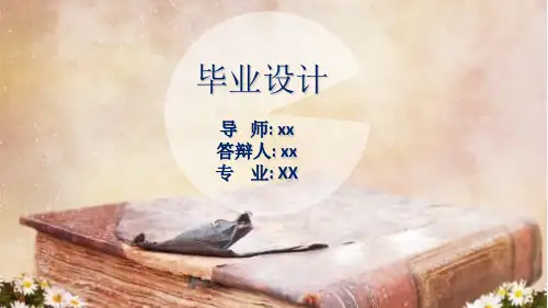 毕业设计PPT模板