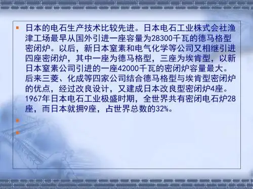 电石安全生产技术培训讲义(PPT 107页)
