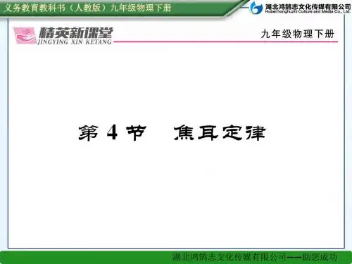 第4节  焦耳定律