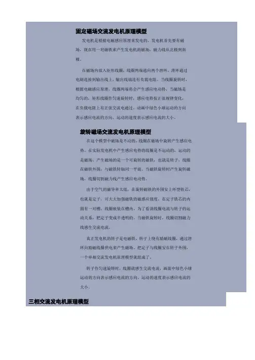 发电机原理图解