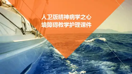 人卫版精神病学之心境障碍教学护理课件