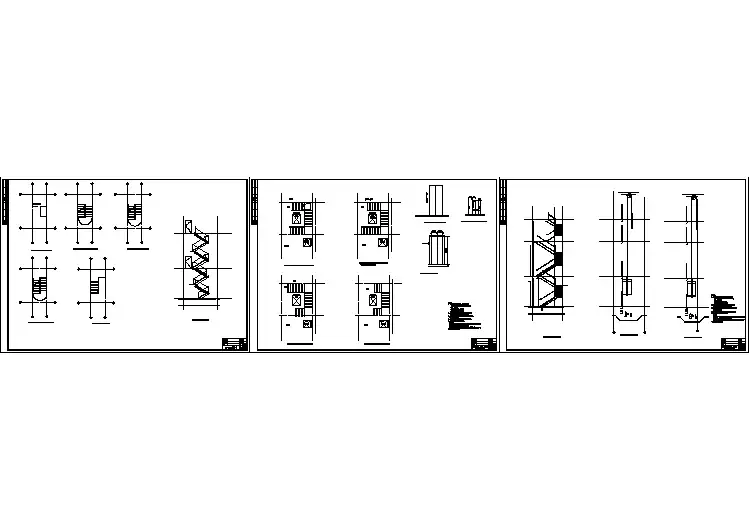 建筑专业详尽的楼梯、电梯详图