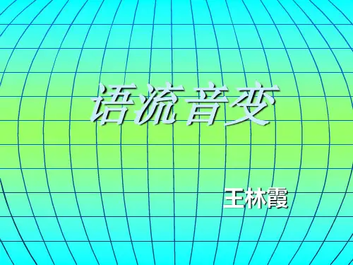 语流音变