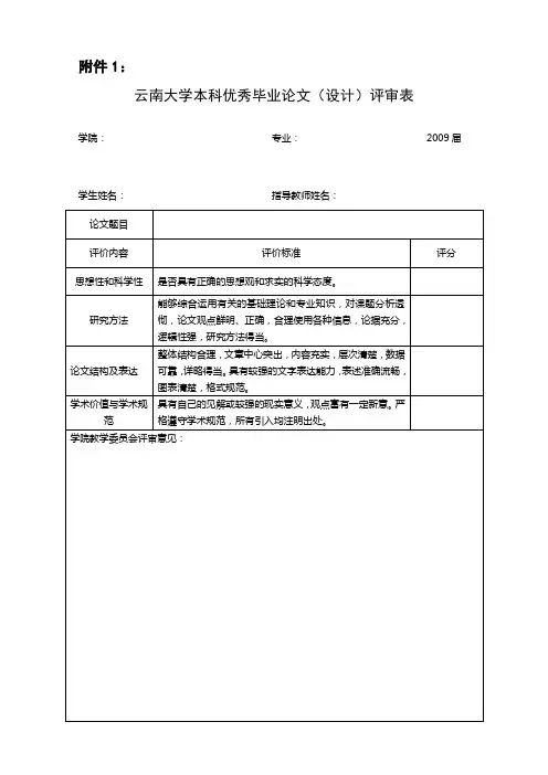论文提纲