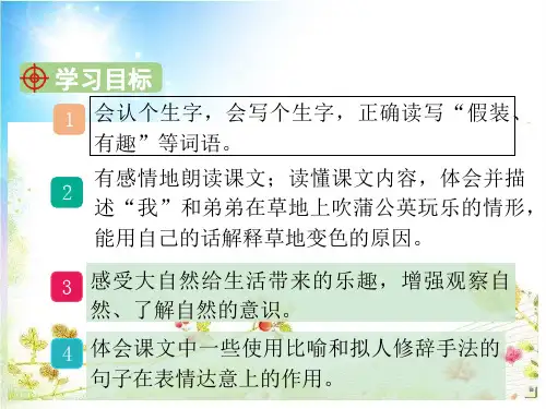 金色的草地课件ppt.ppt