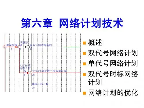 13网络计划技术-土木工程施工