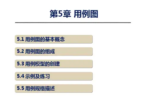 [UNL课件] 第5章 用例图