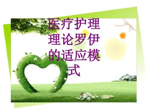 医学护理理论罗伊的适应模式课件