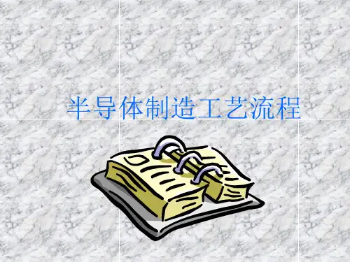 半导体制造工艺流程图