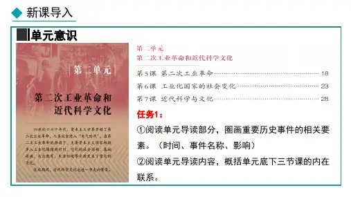 第5课 第二次工业革命【课件】九年级下册历史