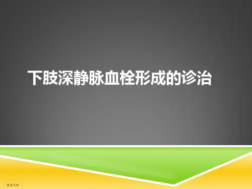 下肢深静脉血栓