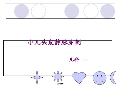 小儿头皮静脉穿刺  ppt课件