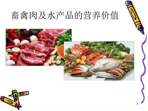 肉类及水产品的营养价值最新PPT课件