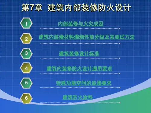 第7章建筑内部装修防火设计