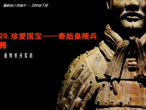 小学美术《珍爱国宝——秦始皇陵兵马俑》优质课件