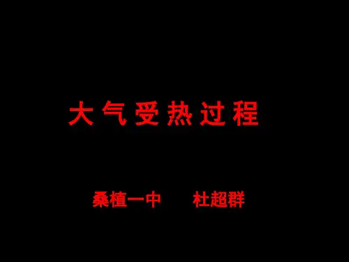 湘教版高中地理必修一第二章第三节《大气环境》课件(共28张PPT)