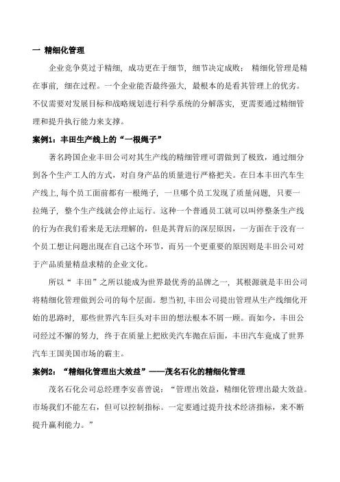 企业三化