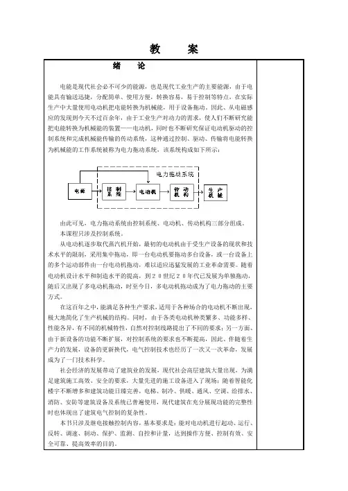 建筑电气控制技术