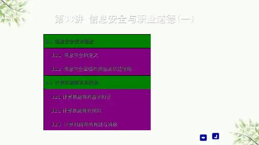 信息安全与职业道德课件