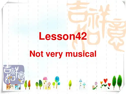 2024年新概念英语NCE2_Lesson42(共24页)课件