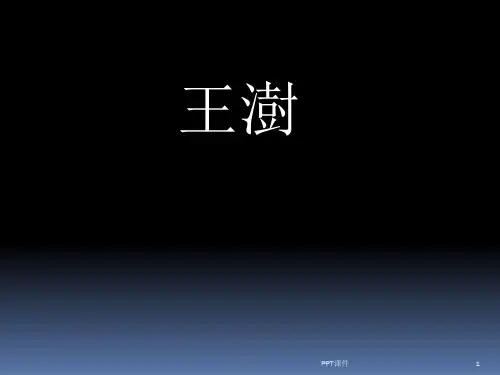 王澍的山水建筑  ppt课件