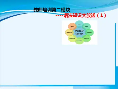 英语老师语法培训课程ppt课件