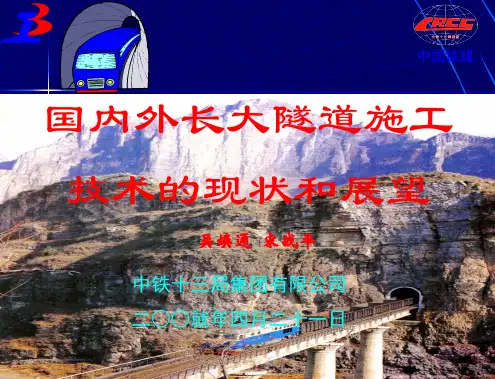 02-国内外长大隧道施工技术的现状和展望