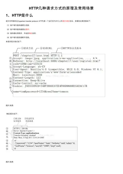 HTTP几种请求方式的原理及常用场景