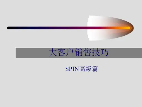 大客户销售技巧(高级)