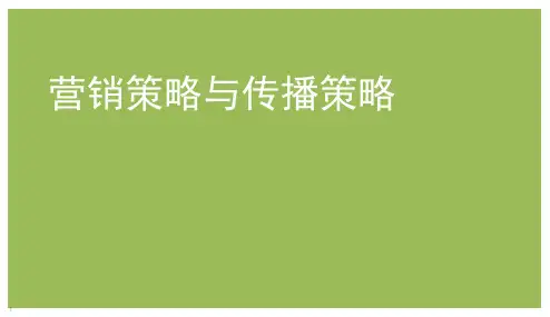 奥美营销策略与传播策略(124页)