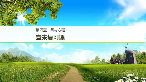 人教A版高中数学必修二同步学习：第四章圆与方程章末复习课PPT课件