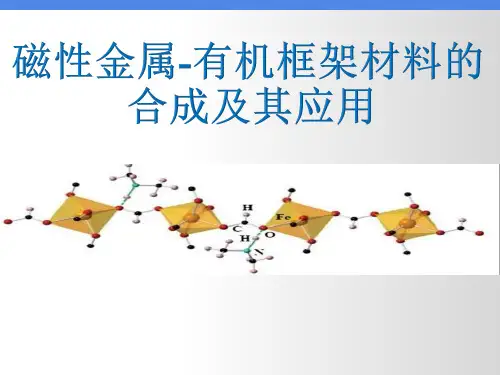 磁性金属-有机框架材料的合成及其应用