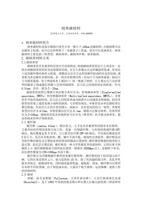 纳米碳材料