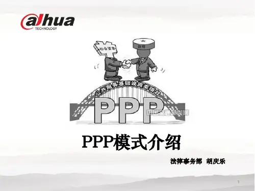 PPP模式简介ppt课件