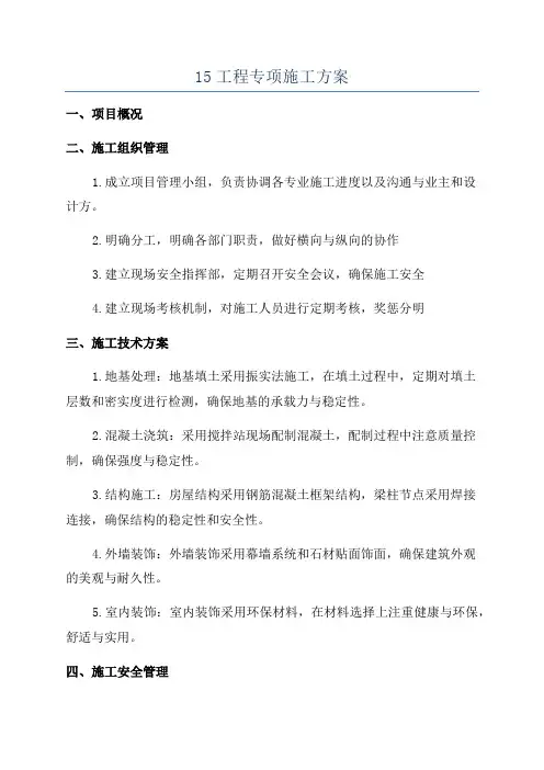 15工程专项施工方案