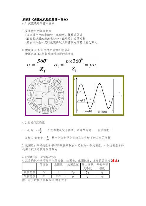 第四章-交流绕组的基本问题