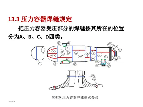 压力容器焊缝规定
