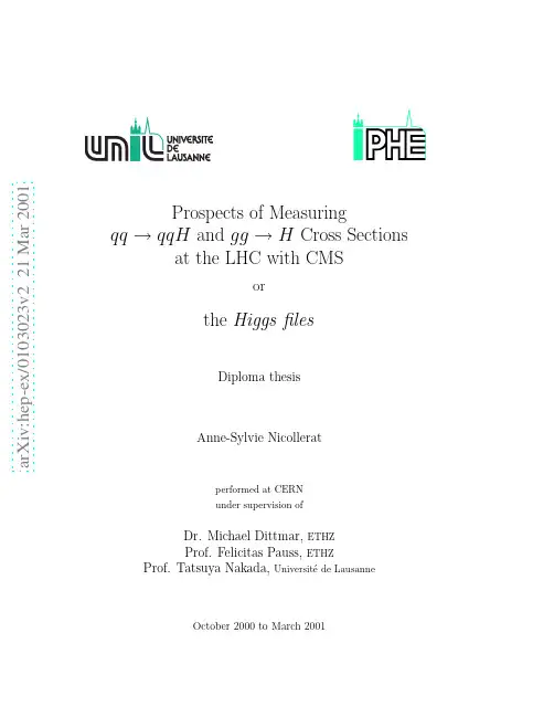 Prospects of measuring gluon fusion and weak boson fusion cross sections at the LHC with CM