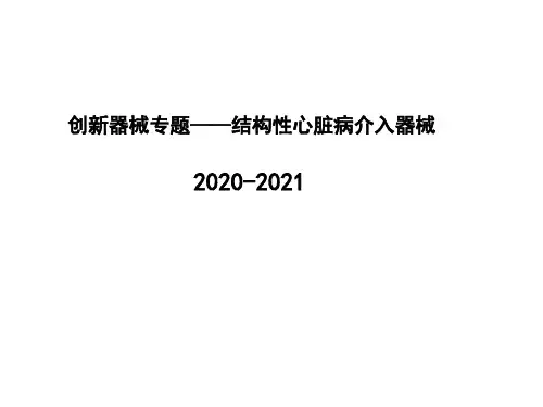 2020-2021年结构性心脏病介入器械行业研究报告