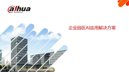 【精品】大华-企业园区AI应用解决方案