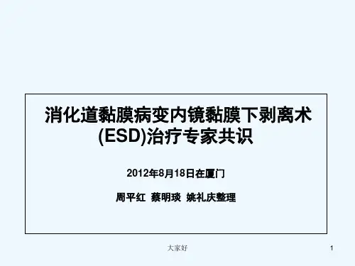ESD专家共识解读 PPT