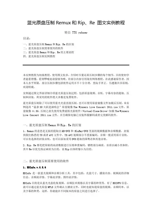 蓝光原盘压制Remux和Rip、Re图文实例教程