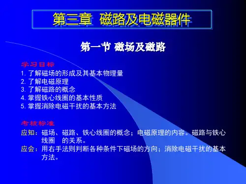 汽车电学基础第3章 磁路及电磁器件
