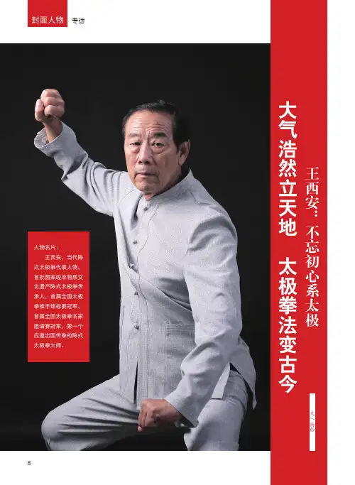 王西安：不忘初心系太极 大气浩然立天地 太极拳法变古今