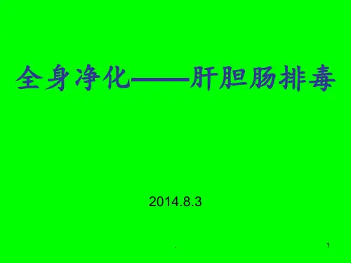 肝胆肠排毒()---副本PPT课件