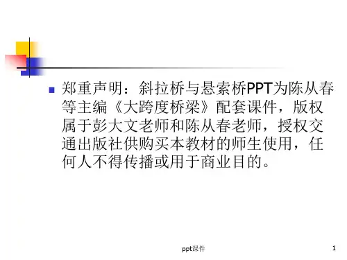 斜拉桥(第一章) (正式)  ppt课件